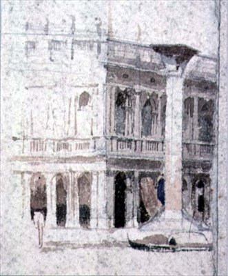 Un Edificio en Venecia, cerca de San Marcos, siglo XIX de Alfred Emile Stevens