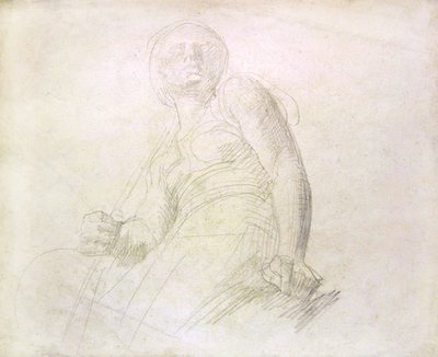 Estudio de una figura, c.1850 de Alfred George Stevens