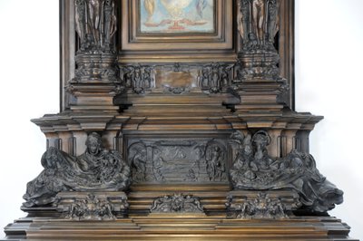 Detalle de la chimenea de Sam Wilson, c.1908-14 de Alfred Gilbert