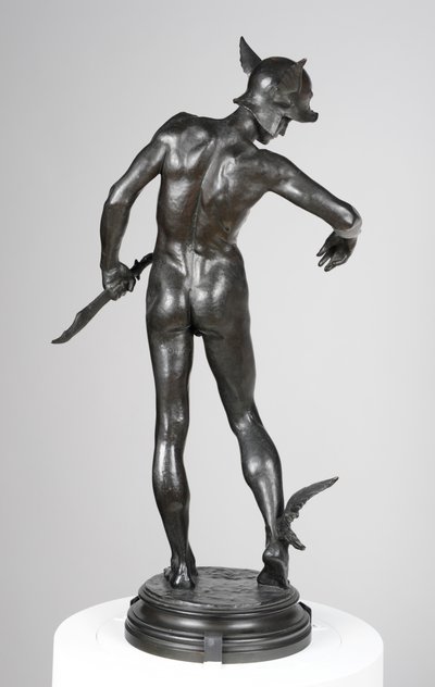 Perseo armándose de Alfred Gilbert