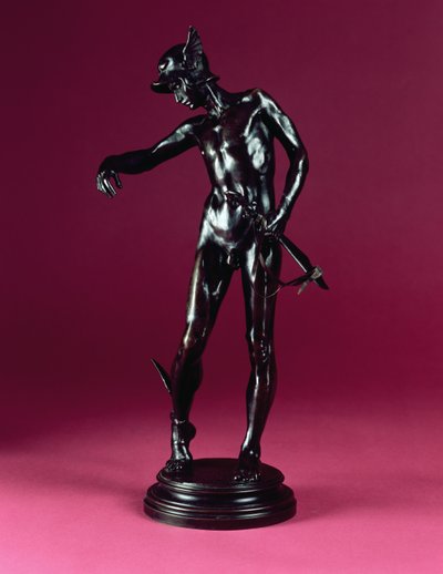 Perseo armándose de Alfred Gilbert