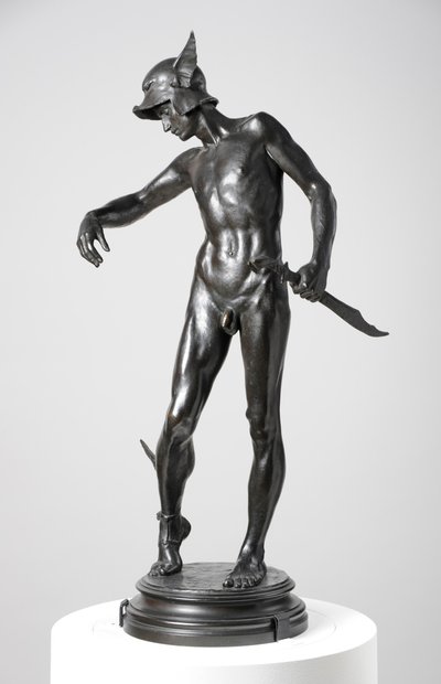 Perseo armándose de Alfred Gilbert