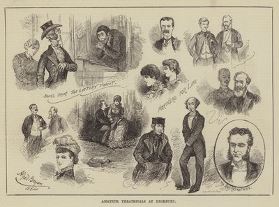Teatrales de aficionados en Highbury de Alfred Gish Bryan