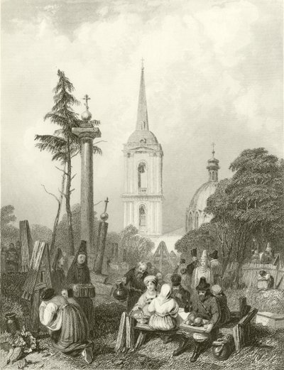 Cementerio de la Iglesia de Smolensko de Alfred Gomersal Vickers