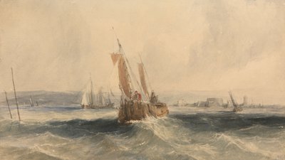 Embarque en la Isla de Wight de Alfred Gomersal Vickers