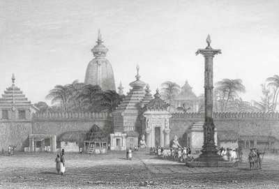 Templo de Juggernaut (grabado) de Alfred Gomersal Vickers