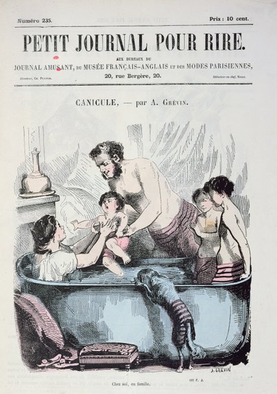 Calor Abrasador: El Baño Familiar, portada de 