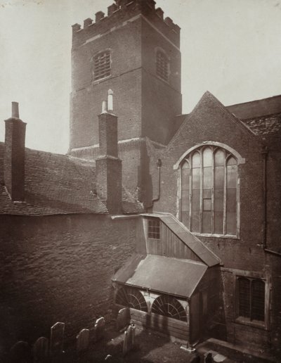 St. Bartholomews: The Green Churchyard on the Site of the Old South Transept de Alfred H. Bool