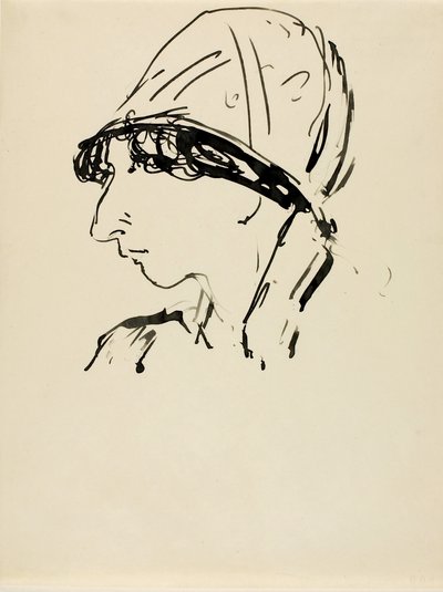 Cabeza de niña de Alfred H. Maurer