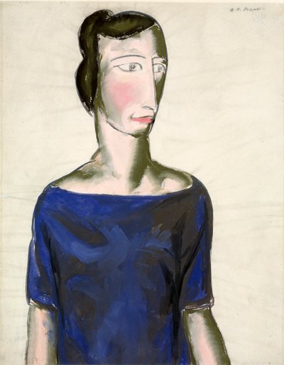 Retrato de una chica de Alfred H. Maurer