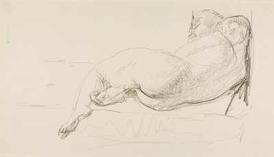 Desnudo reclinado de Alfred H. Maurer