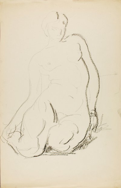 Desnudo sentado de Alfred H. Maurer