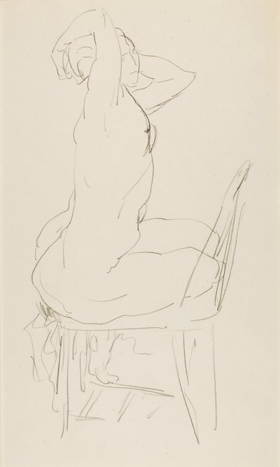 Desnudo sentado de Alfred H. Maurer