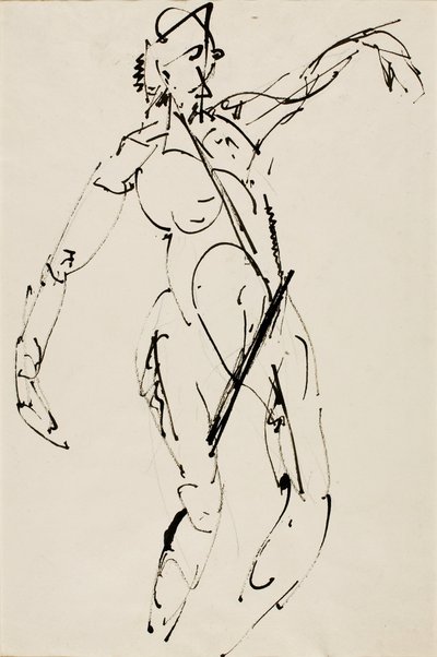 Desnudo de pie de Alfred H. Maurer