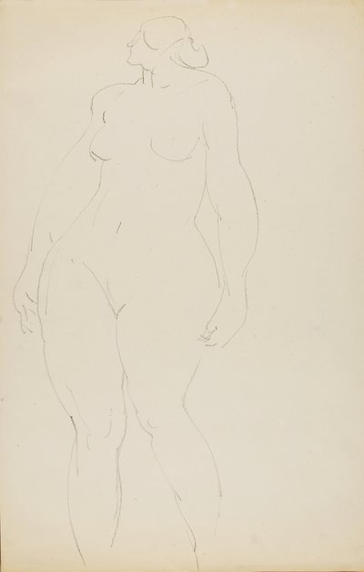 Desnudo de pie de Alfred H. Maurer