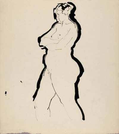 Desnudo de pie de Alfred H. Maurer