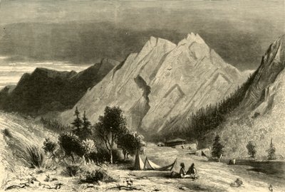 Formación de piedra caliza, en el río Pitt, 1872 de Alfred Harral