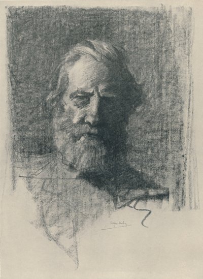 Estudio de un retrato, 1919 de Alfred Hartley