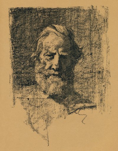 Boceto de Retrato, c1895, 1896 de Alfred Hartley