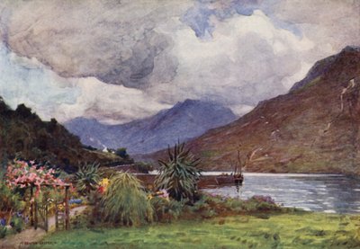 Un jardín en Leenane, Connemara de Alfred Heaton Cooper