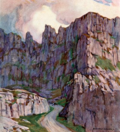 Garganta de Cheddar de Alfred Heaton Cooper
