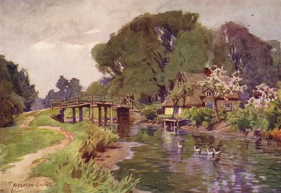 Puente de Flatford, Suffolk de Alfred Heaton Cooper