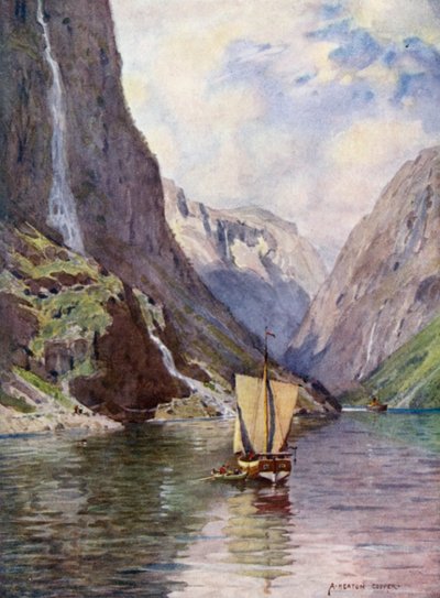 Gudvangen, Sogne Fjord de Alfred Heaton Cooper