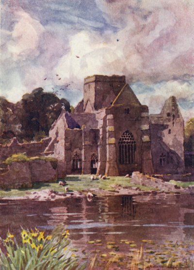Abadía de Holy Cross, Thurles, Condado de Tipperary de Alfred Heaton Cooper