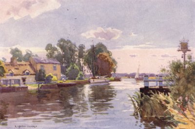 Ferry de Horning, en el Bure, Norfolk de Alfred Heaton Cooper