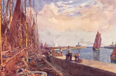 Puerto de Lowestoft, Suffolk de Alfred Heaton Cooper