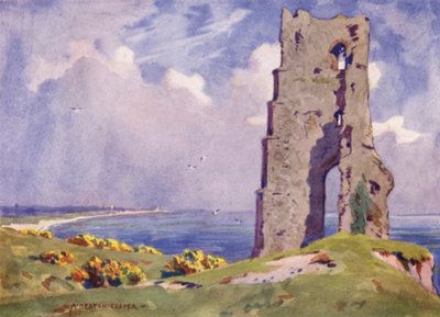 Ruinas de la Iglesia de Todos los Santos, Dunwich, Suffolk de Alfred Heaton Cooper