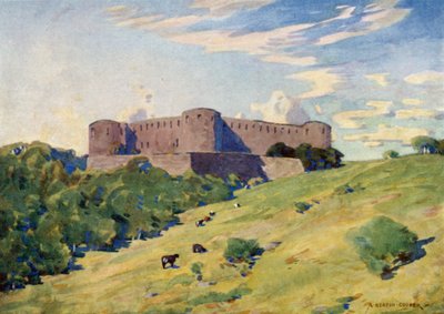 ruinas del castillo de Borgholm, Oland de Alfred Heaton Cooper