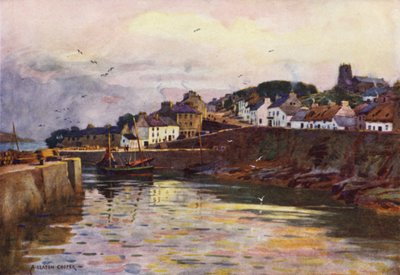 El puerto, Roundstone, Condado de Galway de Alfred Heaton Cooper