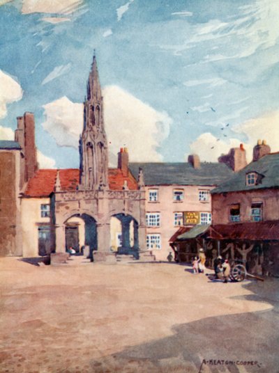 La Cruz del Mercado, Shepton Mallet de Alfred Heaton Cooper