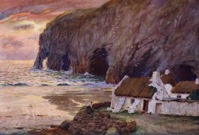 Las cuevas marinas de Ballybunnion, Condado de Kerry de Alfred Heaton Cooper