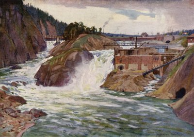 las cataratas de Trollhattan de Alfred Heaton Cooper