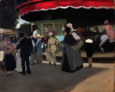 Carrusel, c.1904 de Alfred Henry Maurer
