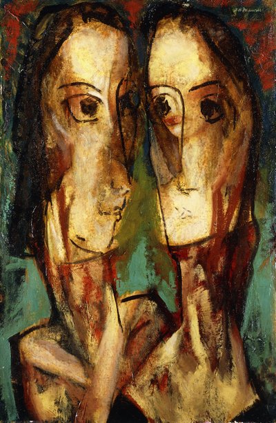 Dos cabezas de Alfred Henry Maurer