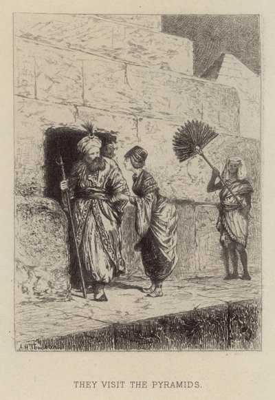 Visitan las Pirámides de Alfred Holst Tourrier