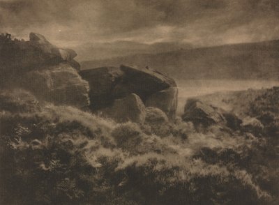 Camera Work: Lluvia desde las colinas, 1905 de Alfred Horsley Hinton