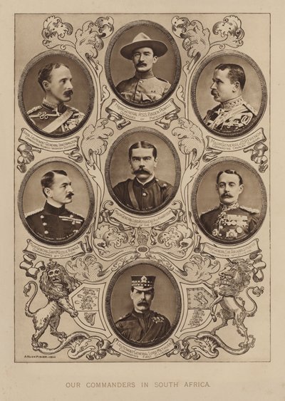 Comandantes del ejército británico en Sudáfrica durante la Guerra de los Bóeres de Alfred Hugh Fisher