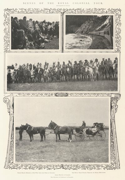 Escenas del Tour Real Colonial de Alfred Hugh Fisher