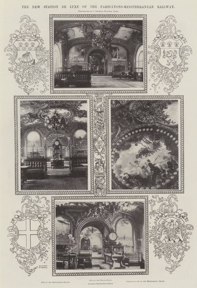 La Nueva Estación De Luxe del Ferrocarril París-Lyon-Mediterráneo de Alfred Hugh Fisher
