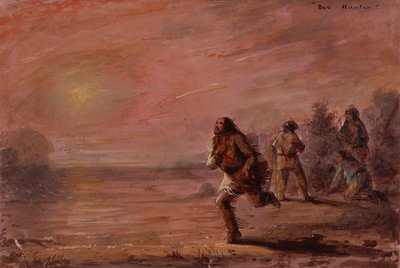 Cazadoras de abejas, c.1837 (óleo sobre papel) de Alfred Jacob Miller