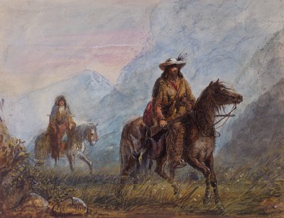 Capitán Joseph Rutherford Walker, c.1837 de Alfred Jacob Miller