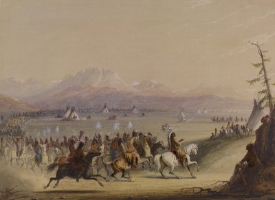 Cabalgata de Alfred Jacob Miller