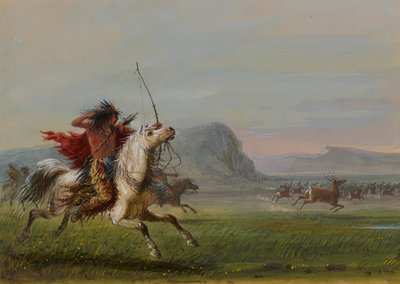 Caza de alces de Alfred Jacob Miller