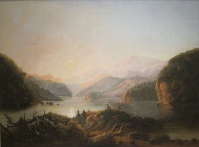 Lake in the Wind River Country" de Alfred Jacob Miller, Cincinnati de Alfred Jacob Miller
