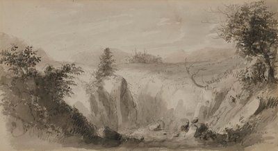 Escena en Perthshire, Escocia de Alfred Jacob Miller