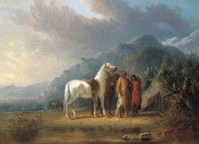 Campamento Sioux de Alfred Jacob Miller